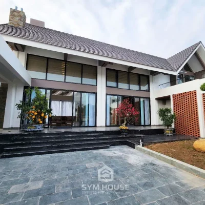 Cận cảnh biệt thự nhà vườn 1000m2 đẳng cấp: Thi công trọn gói, giống thiết kế đến 95%