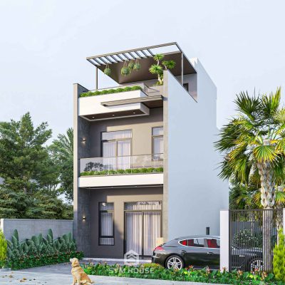 Alternative view of Chiêm ngưỡng thiết kế nhà 2 tầng 1 tum đậm chất hiện đại và tinh tế